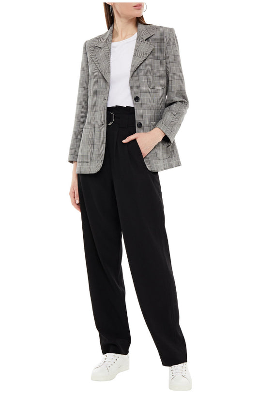 Ganni Prince of Wales Check Blazer - 36