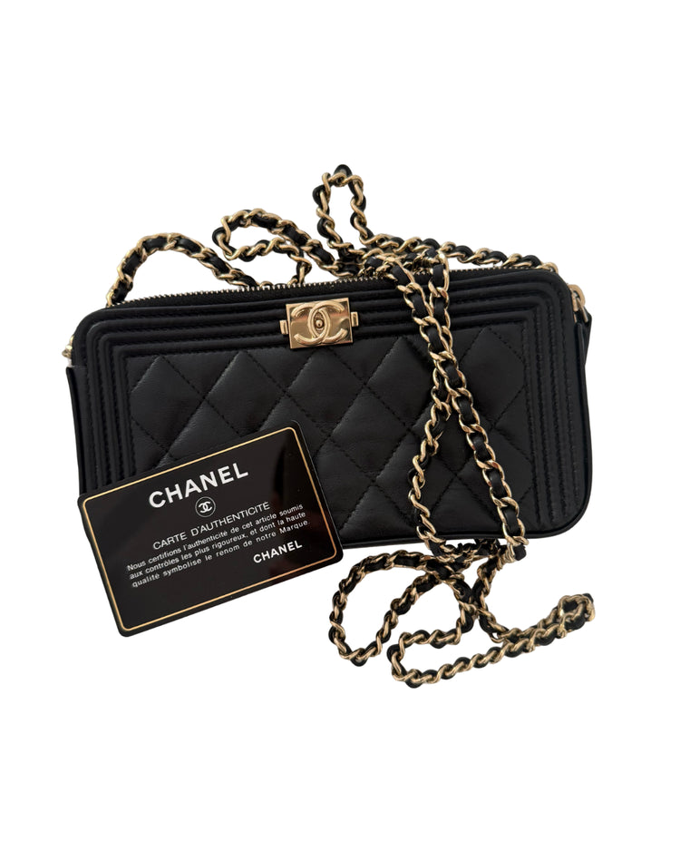 Chanel Boy Wallet on Chain