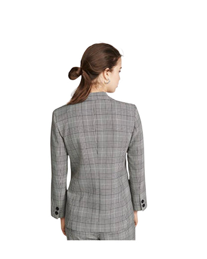 Ganni Prince of Wales Check Blazer - 36