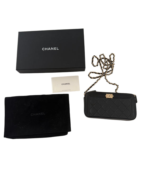Chanel Boy Wallet on Chain